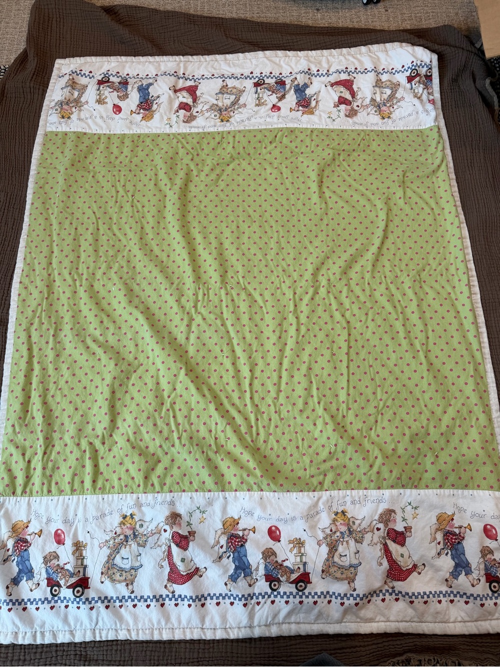 Vintage baby quilt